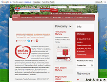 Tablet Screenshot of marfan.pl