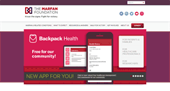 Desktop Screenshot of marfan.org