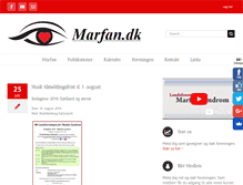 Tablet Screenshot of marfan.dk