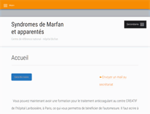 Tablet Screenshot of marfan.fr